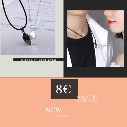 Magnetic Couple Necklaces 